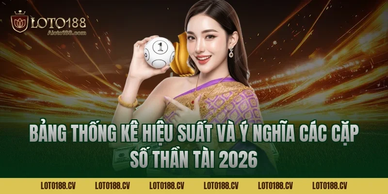 Bảng thống kê hiệu suất và ý nghĩa các cặp số thần tài 2026