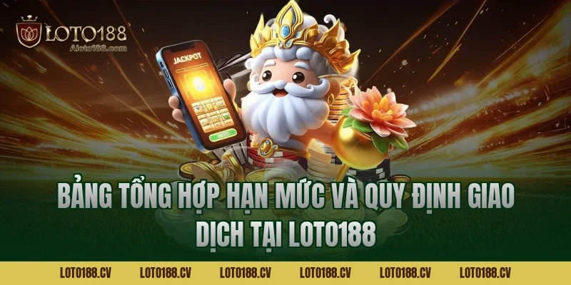 Bảng tổng hợp hạn mức và quy định giao dịch tại LOTO188