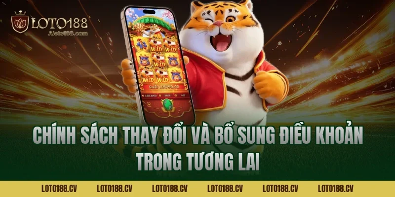 Chính sách thay đổi và bổ sung điều khoản trong tương lai