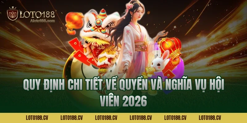 Quy định chi tiết về quyền và nghĩa vụ hội viên 2026