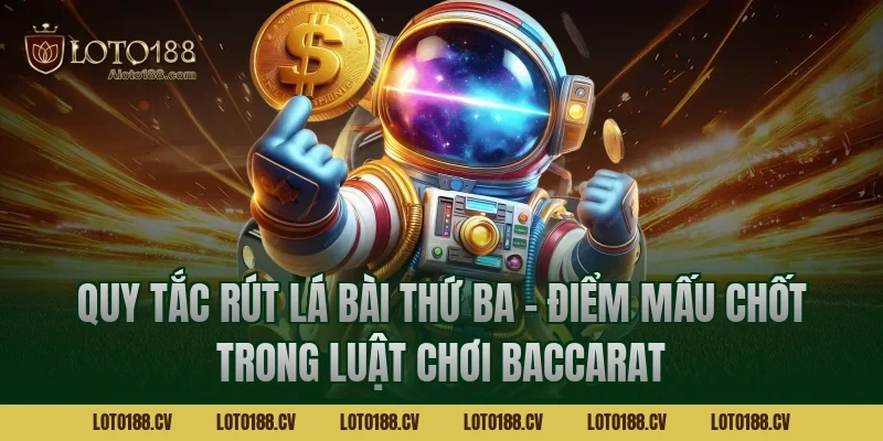 Quy tắc rút lá bài thứ ba – Điểm mấu chốt trong luật chơi baccarat