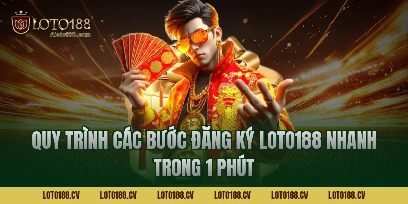 Quy trình các bước đăng ký LOTO188 nhanh trong 1 phút