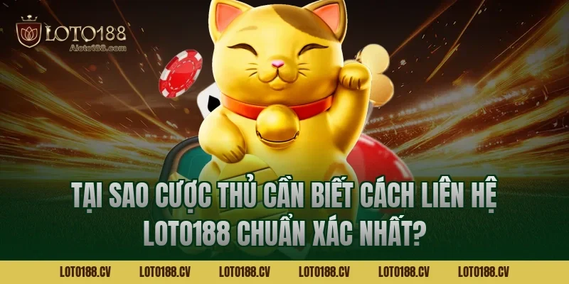 Tại sao cược thủ cần biết cách liên hệ LOTO188 chuẩn xác nhất?